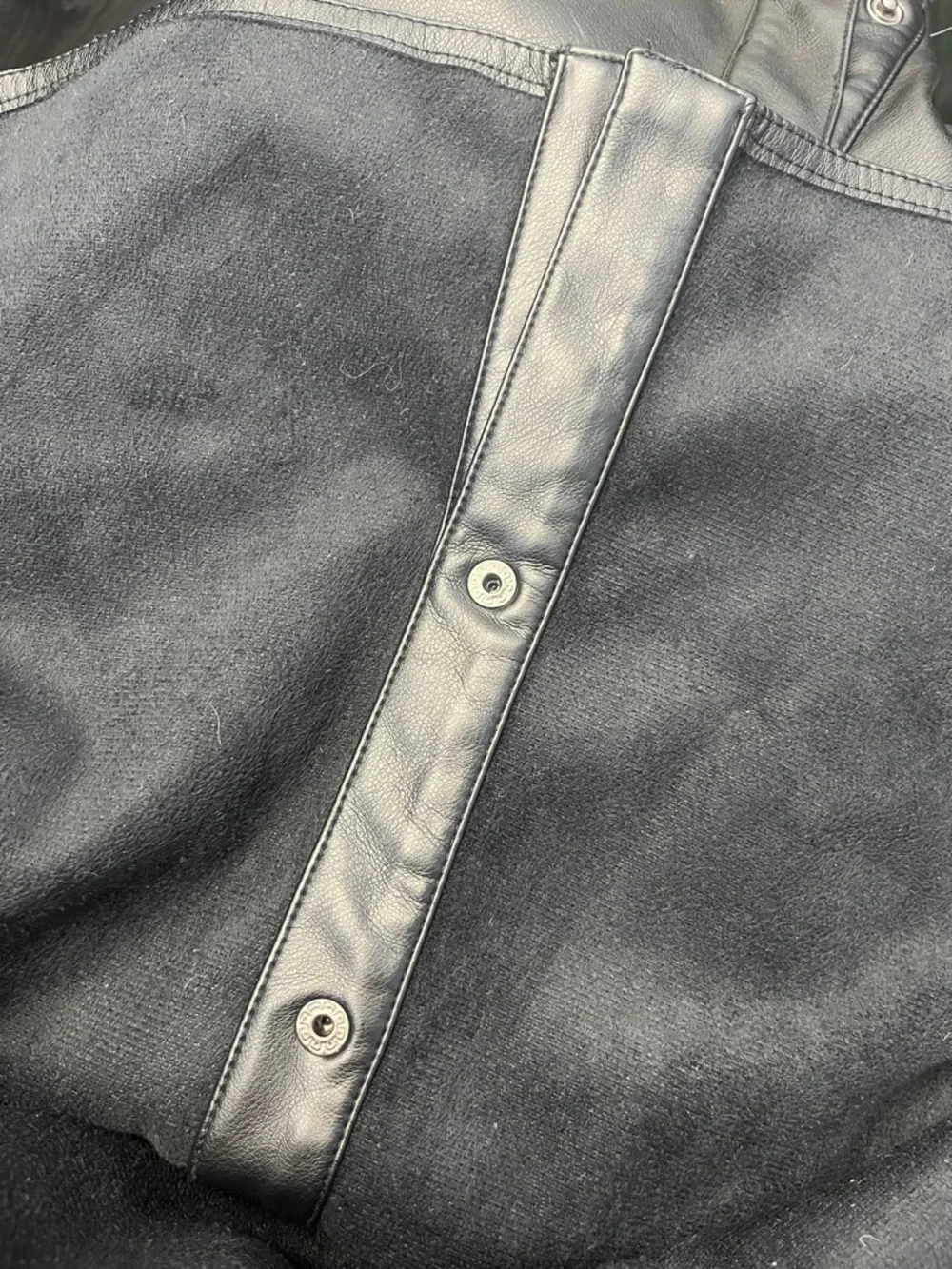 Dynamite Leather Snap Button Jacket - Picture 5 of 6